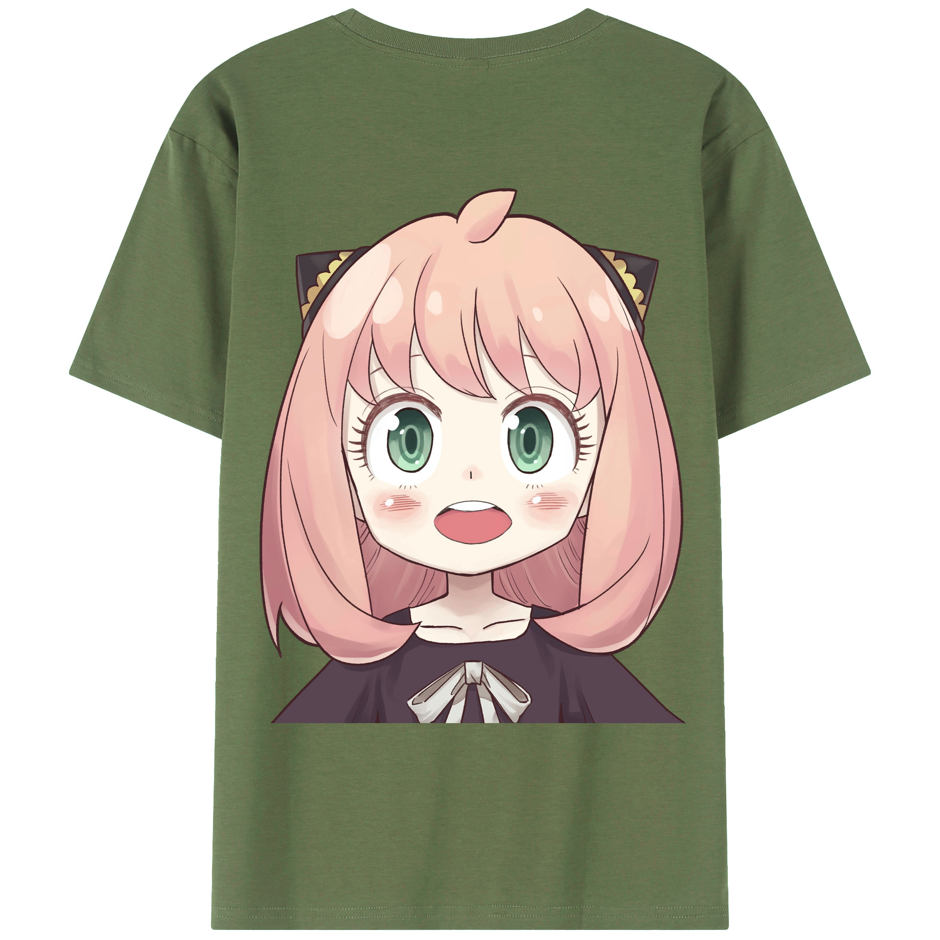 （画像用） SPY×FAMILY间谍家家酒 綿100％ メンズ半袖Tシャツ（バックプリント） 通気性